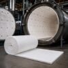 Colcha de fibra cerámica 1260 °C para aislamiento de hornos industriales