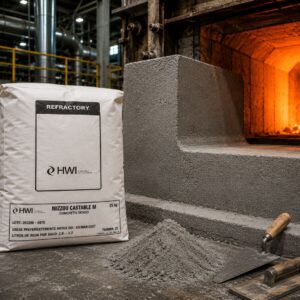Concreto refractario MIZZOU Castable M de alta alúmina para hornos industriales